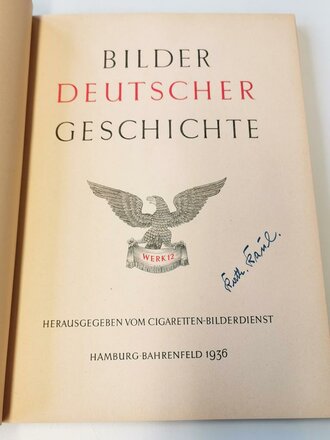 Sammelbilderalbum "Bilder Deutscher Geschichte" komplett
