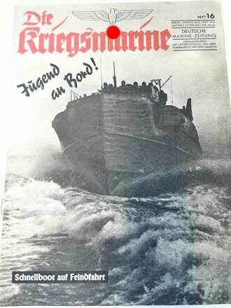 Die Kriegsmarine, Heft 16, zweites Augustheft 1943, "Jugend an Bord!"