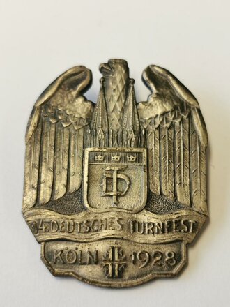 Abzeichen "14. Deutsches Turnfest Köln 1928"
