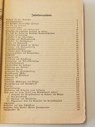 "Unterrichtsbuch für Soldaten" Kriegsausgabe 1941, Ausgabe für PAK