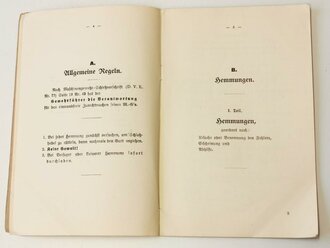 "Zusammenstellung sämtlicher am Maschinengewehr 08 und 08/15 vorkommender Hemmungen" Berlin 1917  mit 24 Seiten