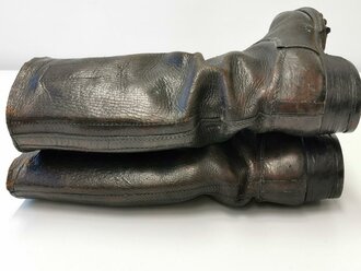 Paar Stiefel für Mannschaften der Wehrmacht. Getragenes Paar, Sohlenlänge 27cm