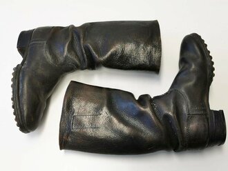 Paar Stiefel für Mannschaften der Wehrmacht. Getragenes Paar, Sohlenlänge 27cm