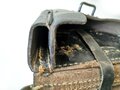 Koffertasche P38 Wehrmacht datiert 1943, getragenes Stück