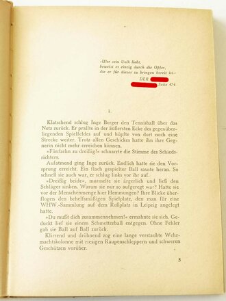 Flugmeldehelferin Inge Berger, Buchrücken löst sich, Maße ca. A5, datiert 1943, 170 Seiten