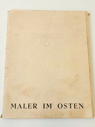 "Malerei im Osten" 20 Drucke in Mappe, diese entnazifiziert