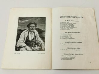 Südpfälzische Kunstausstellung in der Soldatenstadt Landau vom 20. April bis 12. Mai 1941, Maße A5, 32 Seiten