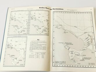 Atlas der Dichte des Meerwassers - Weißes Meer und Murmanküste, Stempel entnazifiert, Kriegsmarine