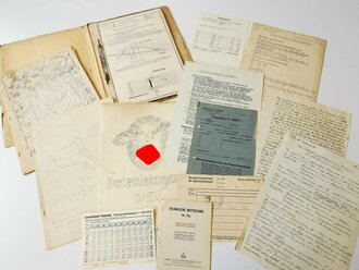 Konvolut Papiere und Unterlagen eines Fliegers der Höheren Fliegertechnischen Schule, 2. Komp. Berlin-Adlershof, datiert 1938