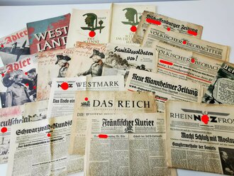 Konvolut Hefte und Zeitungen aus der Zeit des III.Reich....