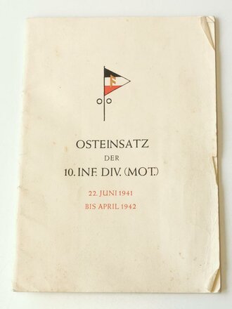 Osteinsatz der 10. Infanterie Division (Mot.) 22. Juni...