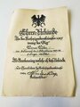 2 Ehrenurkunden der Reichsjugendwettkämpfe 1926 von der Humboldtschule in Karlsruhe, Maße A4