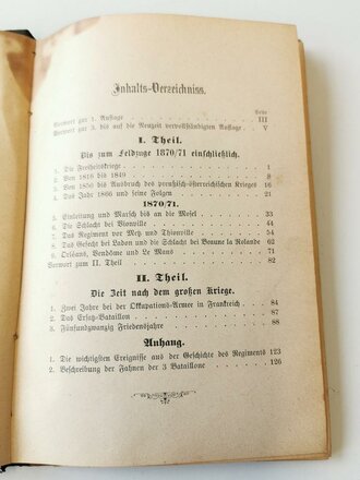 Geschichte des Oldenburgischen Infanterie-Regiments Nr. 91, 128 Seiten, Maße 12,5 x 18,5 cm
