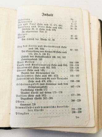 1.Weltkrieg, Gesangbuch für die evangelische Kirche in Württemberg 1912. Gebraucht, gut