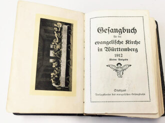 1.Weltkrieg, Gesangbuch für die evangelische Kirche in Württemberg 1912. Gebraucht, gut