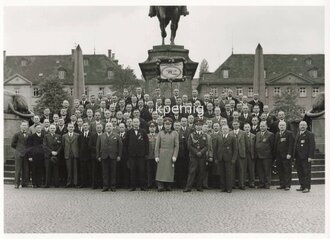 Aufnahme vom Veteranentreffen der Maschinengewehrscharfschützenabteilung 77, Maße 11 x 15 cm