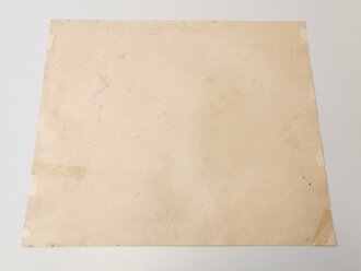 Bayern, grossformatige Urkunde "Zur Erinnerung an den Wehrkraftverein 1914" ausgestellt bei der Ortsgruppe Landau, 38 x 46cm