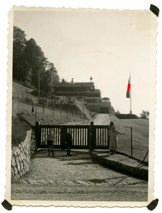 Foto Zufahrt Haus Wachenfeld Obersalzberg 8,5 x 11,5cm