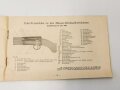 "Original Mauser Kleinkaliber Präzisions Waffen" 35 seitiger Prospekt mit Druckvermerk von 1927