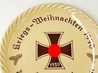 Erinnerugsteller der 79.Infanterie Division "Kriegs Weihnachten 1940" Durchmesser 21cm