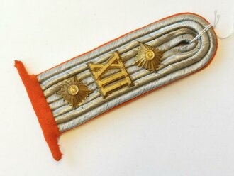 Heer, einzelnes Schulterstücke für einen Offizier im Wehrkreis XII
