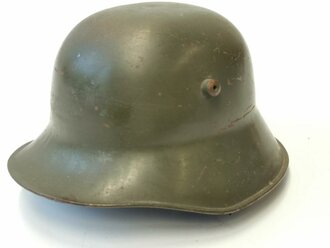 1.Weltkrieg, Spardose in Form eines Stahlhelm, Höhe etwa 7cm