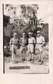 Aufnahme von Angehörigen des Afrikakorps, Auszeichnungen Minensucher Kriegsabzeichen in Saloniki, Maße 9 x 14 cm