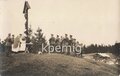 4 Aufnahmen von Angehörigen der Reichswehr beim Feldgottesdienst, Maße 9  x 14 cm