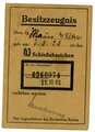 Besitzzeugnis für das HJ Schießabzeichen, Verleihungsdatum 17.10.1942
