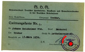 G.H.G. Gesamtverband Deutscher Handwerker, Kaufleute und...