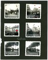 12 Aufnahmen von Angehörigen der Kriegsmarine und allgemeine SS zu einer Parade in Laboe, Maße 6  x 6 cm