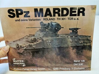 "SPz Marder und seine Varianten Roland TH 301 TÜR u.a.", 48 Seiten, gebraucht,