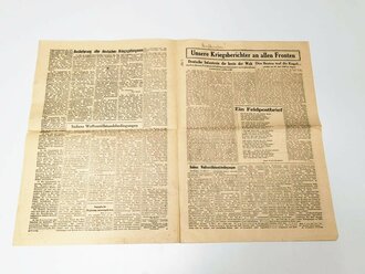 Der Vormarsch, Paris Nr. 10, datiert 27. Juni 1940 "24 Punkte des Waffenstillstandsvertrags"