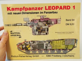 "Kampfpanzer Leopard 1 mit neuen Dimensionen im Panzerbau", 48 Seiten, gebraucht,