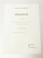 Konvolut Urkunden und Papiere, Ernennungsurkunden u. A zum Universitätsoberinspektor, Verwaltungs-Akademie Diplom, Untauglichkeitsbefund für den Dienst der SA... datiert zwischen 1937 - 1963