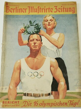 Berliner Illustrierte Zeitung, 2. Olympia-Sonderheft, XI. Olympische Spiele Berlin, gebraucht