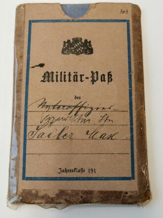 Bayern, Nachlass eines tapferen Trägers des Militär Verdienstkreuz 2.Kl. mit Schwertern, Angehöriger der Fernsprech Abteilung 10 an der Westfront