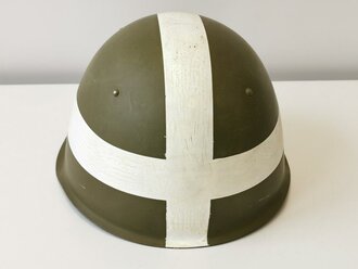 Feuerwehr Stahlhelm ehemaliger Ostblock, Russisches Modell 40, Originallack