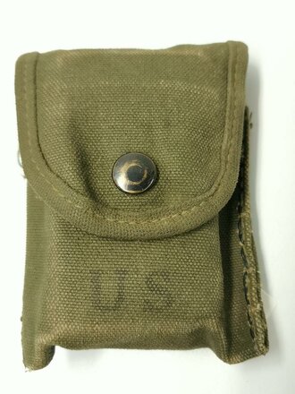 U.S. Case, First Aid/Compass M1956, used, 1st pattern, with first aid dressing
