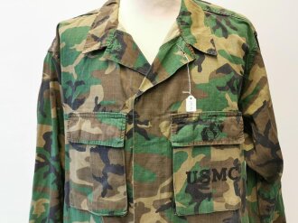 U.S. Coat, hot weather, ERDL, stamped USMC, dated 79,...