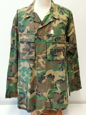 U.S. Coat, hot weather, ERDL, stamped USMC, dated 79,...