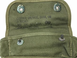 U.S. Grenade Carrier, three Pocket, unused, dated 67