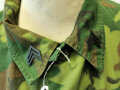 U.S. Coat Mans Combat, Tropical, ERDL, Lime-dominant, ripstop, dated 68, used, size M