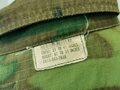 U.S. Coat Mans Combat, Tropical, ERDL, Lime-dominant, ripstop, dated 68, used, size M