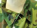 U.S. Coat Mans Combat, Tropical, ERDL, Lime-dominant, ripstop, dated 68, used, size M