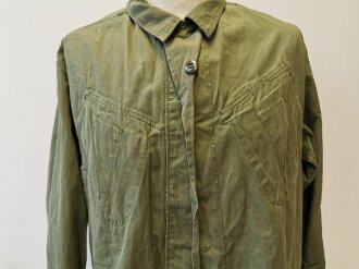 U.S. Coat Mans Combat, Tropical, popeline, 1st pattern, dated 63, used, size L