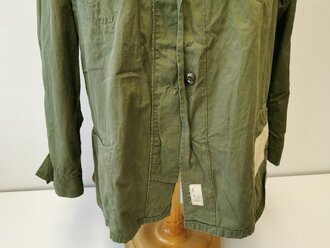 U.S. Coat Mans Combat, Tropical, popeline, 1st pattern, dated 63, used, size L