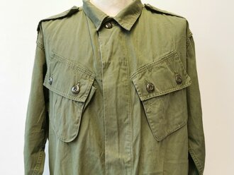 U.S. Coat Mans Combat, Tropical, popeline, 1st pattern, dated 63, used, size L