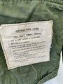 U.S. Coat Mans Combat, Tropical, popeline, 1st pattern, dated 63, used, size L