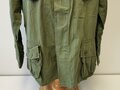 U.S. Coat Mans Combat, Tropical, popeline, 1st pattern, dated 63, used, size L